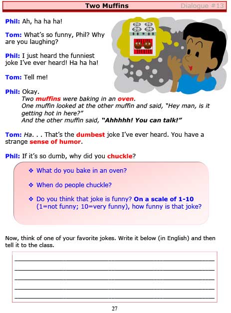 ESL Dialogues: Two Muffins (High-Intermediate) - ESL Dialogues: Two Muffins (High-Intermediate) -