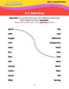 Read more about the article ADJECTIVES (2): Opposites