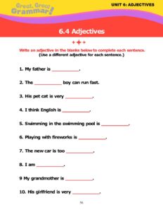 Read more about the article ADJECTIVES (4): Practice #2