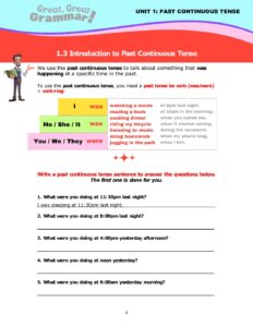 Read more about the article PAST CONTINUOUS TENSE (1): Introduction