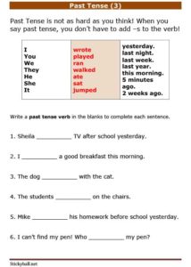 Read more about the article ESL Grammar: Past Tense (Review)