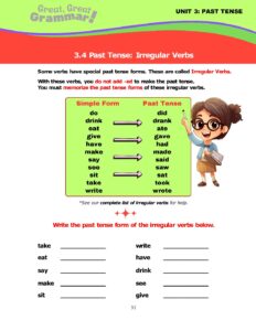 Read more about the article PAST TENSE (4): Irregular Verbs
