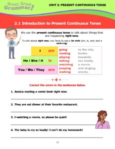 Read more about the article PRESENT CONTINUOUS TENSE (1): Introduction