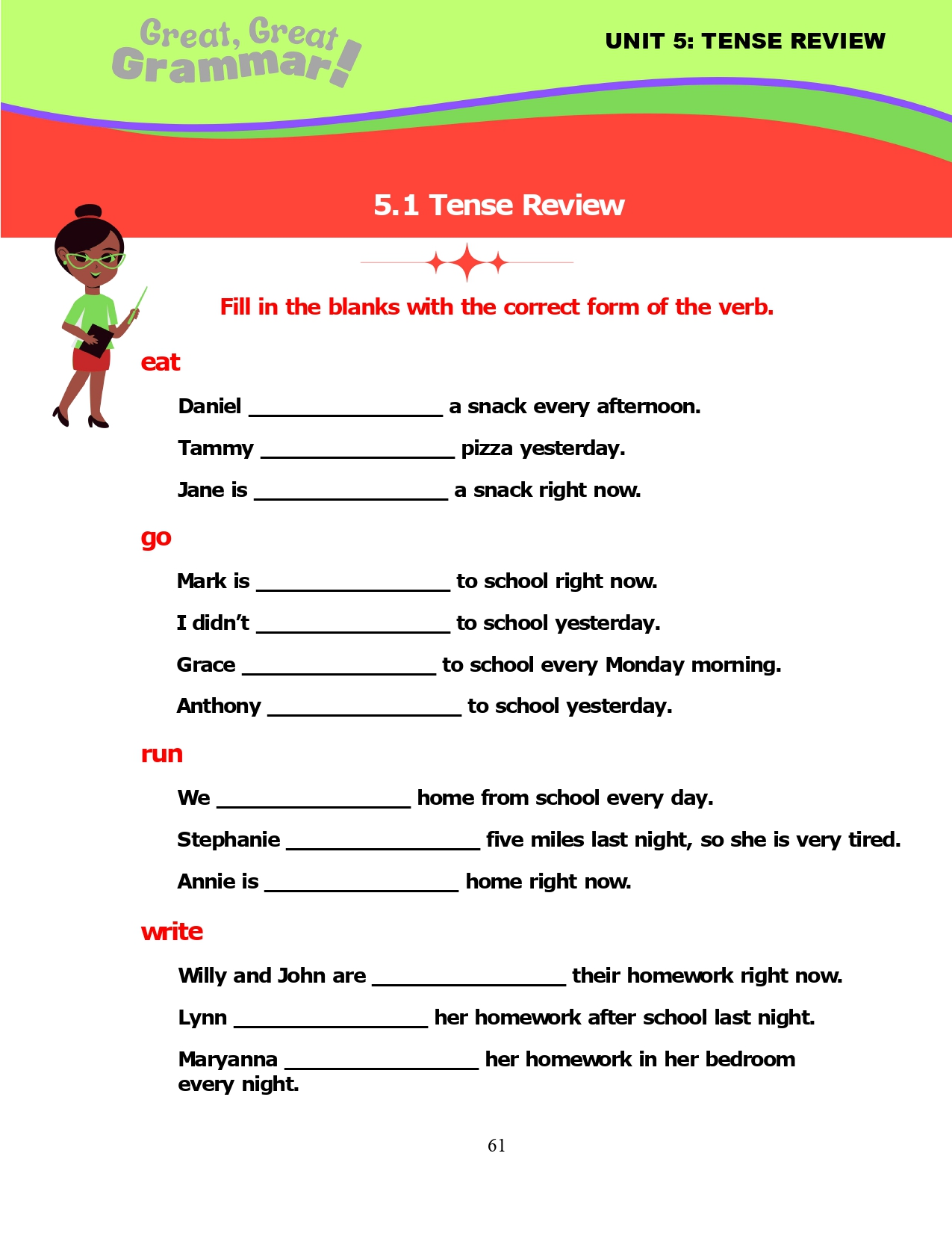 Read more about the article ESL Grammar: TENSES: REVIEW QUIZ (1)