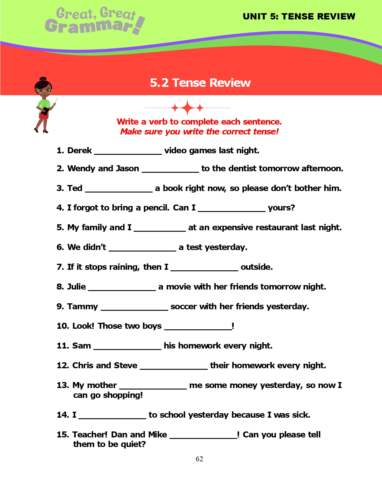 Read more about the article ESL Grammar: TENSES REVIEW QUIZ (2)