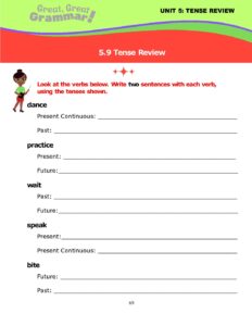 Read more about the article TENSES: REVIEW QUIZ (5)