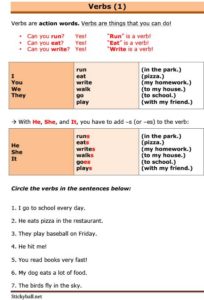 Read more about the article ESL Grammar: Introduction to Verbs