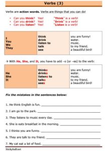 Read more about the article ESL Grammar: Subject-Verb Agreement (Practice)