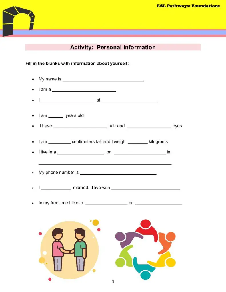 Adult ESL Lessons: Meeting People (Beginner)