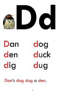 Read more about the article Beginner Phonics: The Letter D