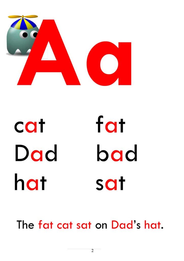 Beginner Phonics The Letter A