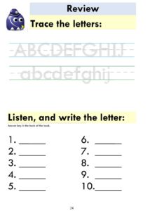 Read more about the article Beginner Phonics: Review of the Letters A to J