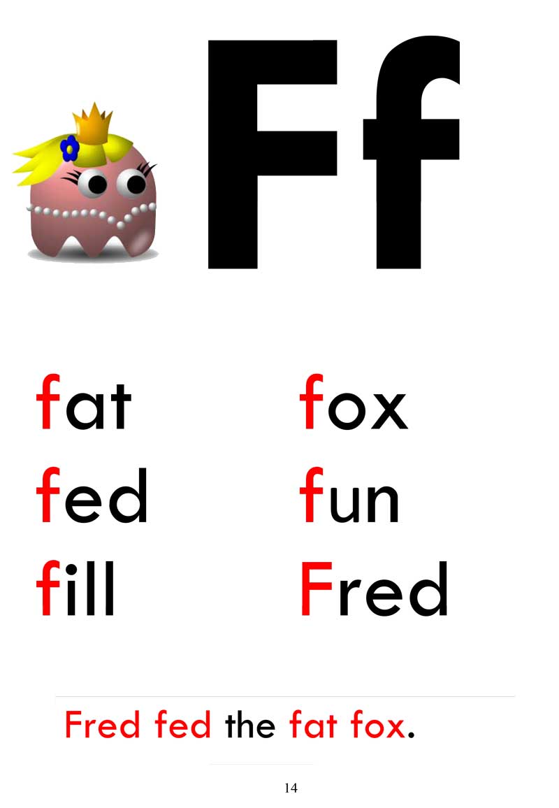 Read more about the article Beginner Phonics: The Letter F