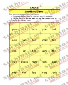 Phonics Monster: Book 2 (Short Vowels) - Stickyball ESL Lessons