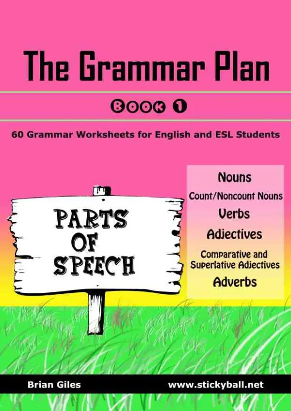 The Grammar Plan: Book 1 (Parts of Speech)