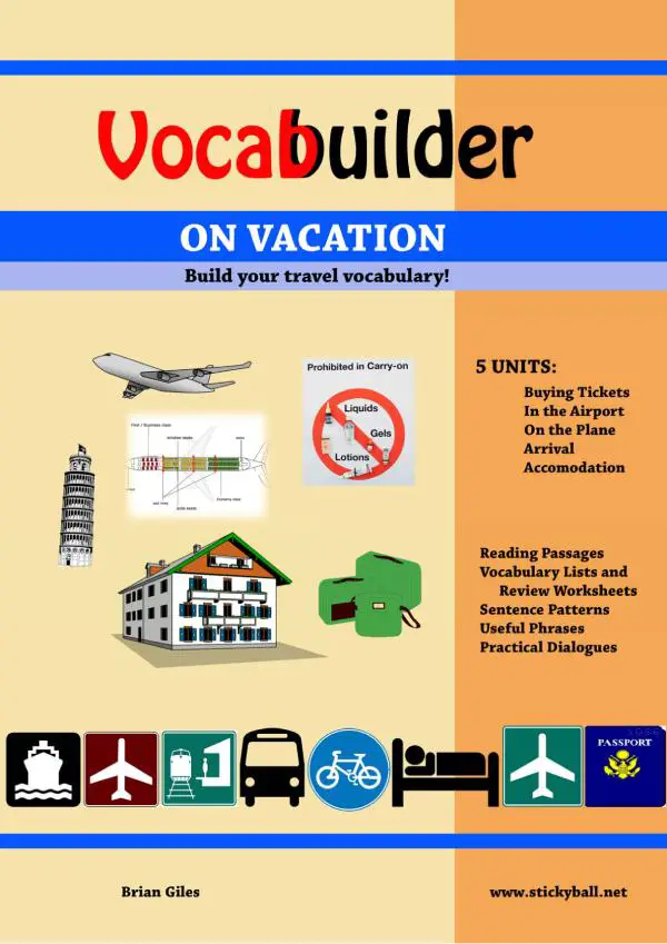 Vocabuilder: On Vacation (ESL Travel Vocabulary Lessons)
