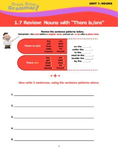 Read more about the article NOUNS (7): Review of “There is…” & “There are…”