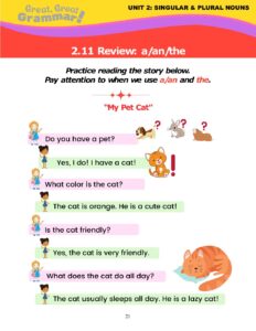Read more about the article ARTICLES (a/an/the): Review of a/an & the