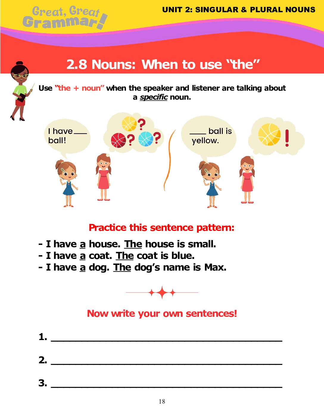 Read more about the article ARTICLES (a/an/the): When to use “the” (2)