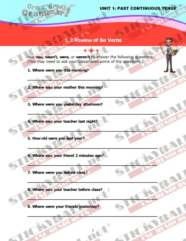 Great, Great Grammar! - Book 3: Tenses and More!