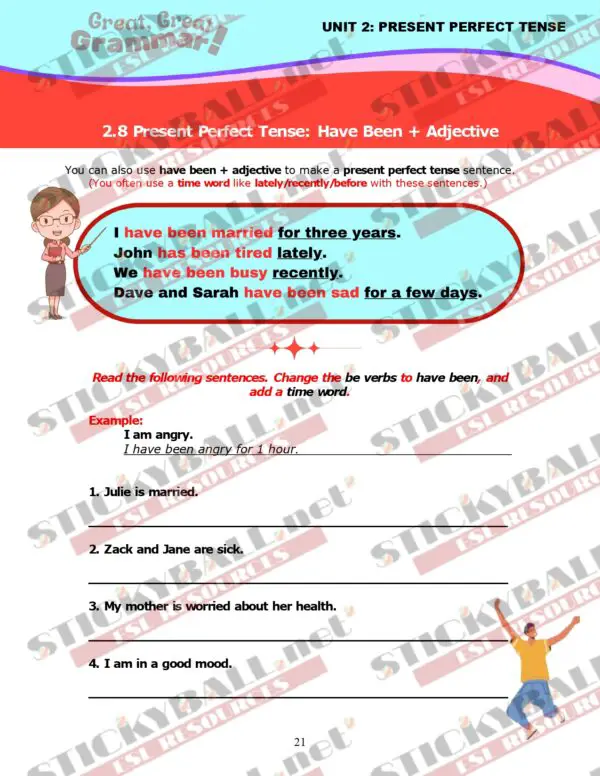Great, Great Grammar! - Book 3: Tenses and More!