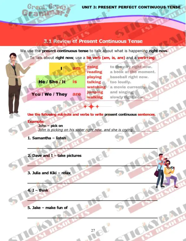 Great, Great Grammar! - Book 3: Tenses and More!