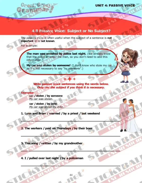 Great, Great Grammar! - Book 3: Tenses and More!