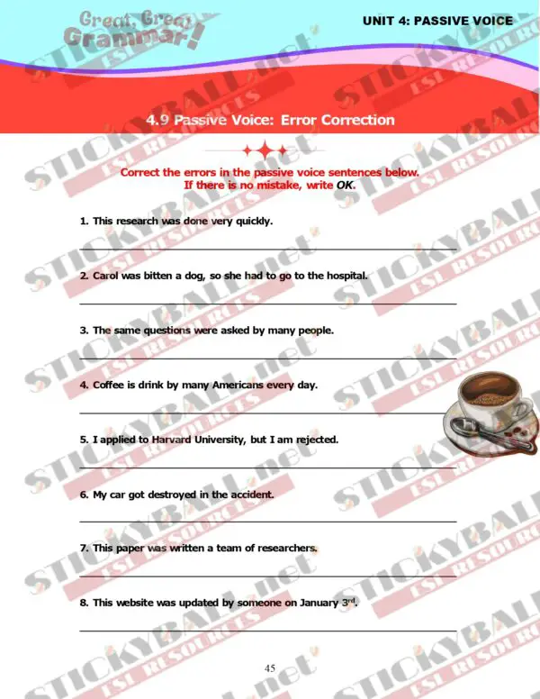 Great, Great Grammar! - Book 3: Tenses and More!