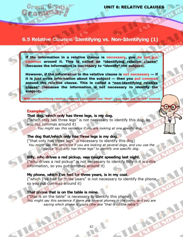 Great, Great Grammar! - Book 3: Tenses and More!