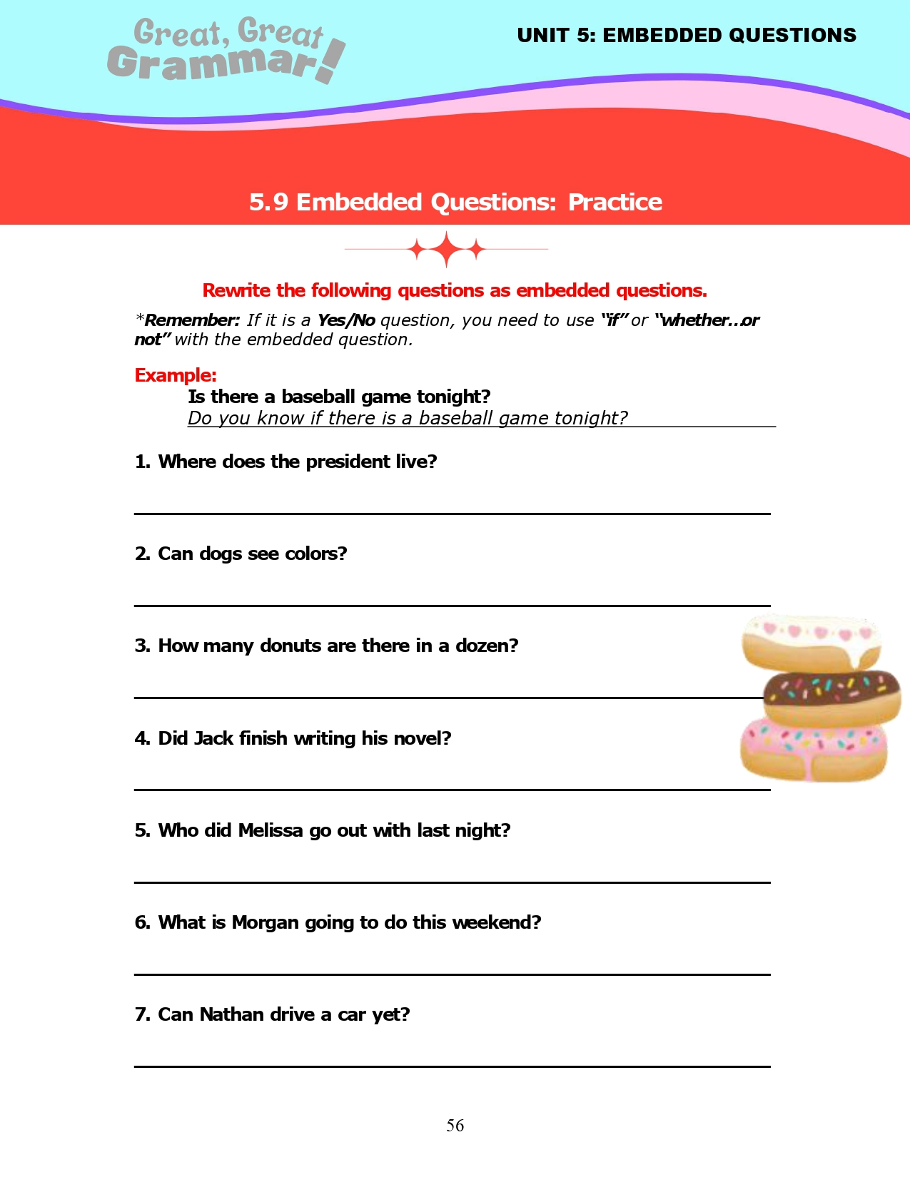 Read more about the article ESL Grammar: EMBEDDED QUESTIONS (7) – Practice