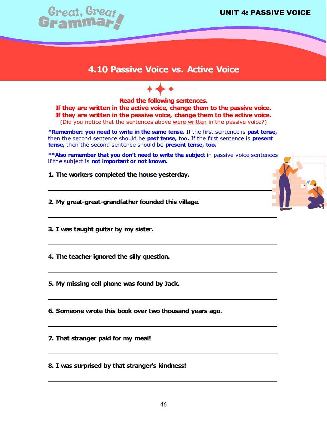 Read more about the article PASSIVE VOICE (9): Passive vs. Active Voice #2
