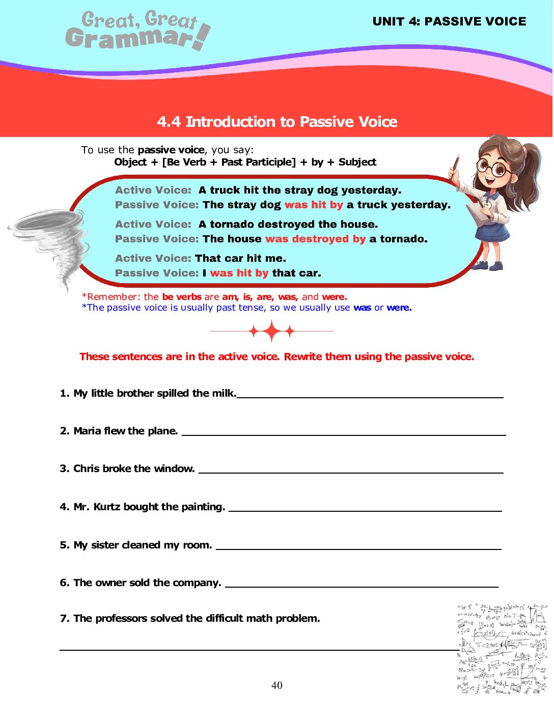 Read more about the article PASSIVE VOICE (4): Review