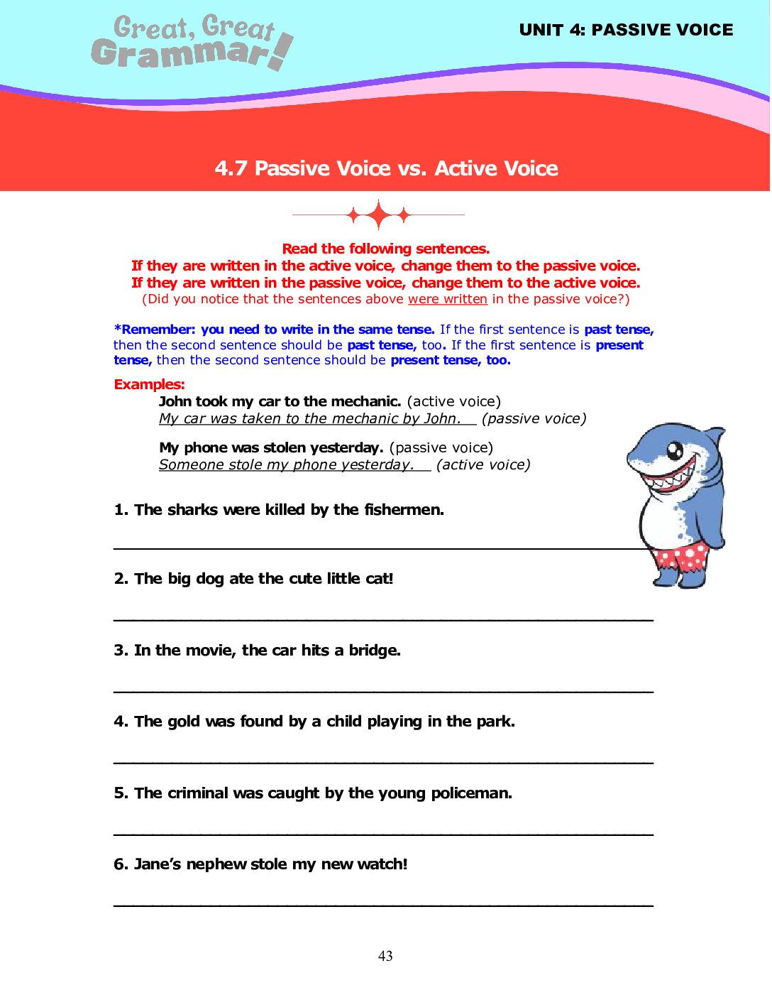Read more about the article PASSIVE VOICE (7): Passive vs. Active Voice