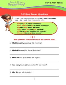 Read more about the article PAST TENSE (12): Questions