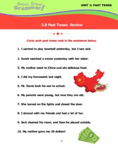 Read more about the article PAST TENSE (7): Review