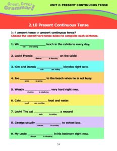 Read more about the article PRESENT CONTINUOUS TENSE (9): Present Tense vs. Present Continuous Tense #2