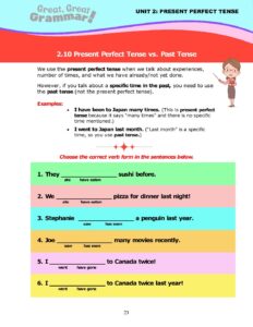 Read more about the article PRESENT PERFECT TENSE (7): Present Perfect vs. Past Tense
