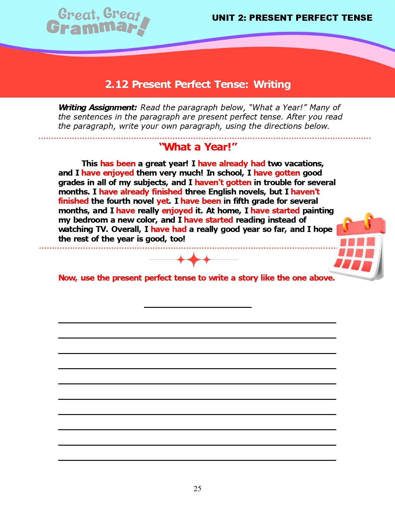 Read more about the article ESL Grammar: PRESENT PERFECT TENSE (8) – Writing