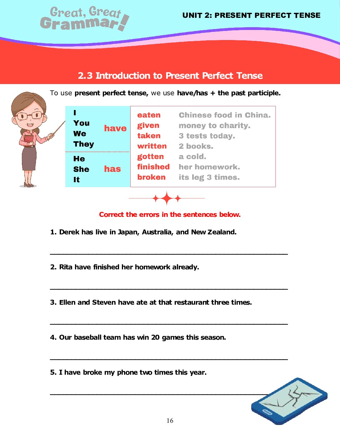 Read more about the article PRESENT PERFECT TENSE (1): Introduction
