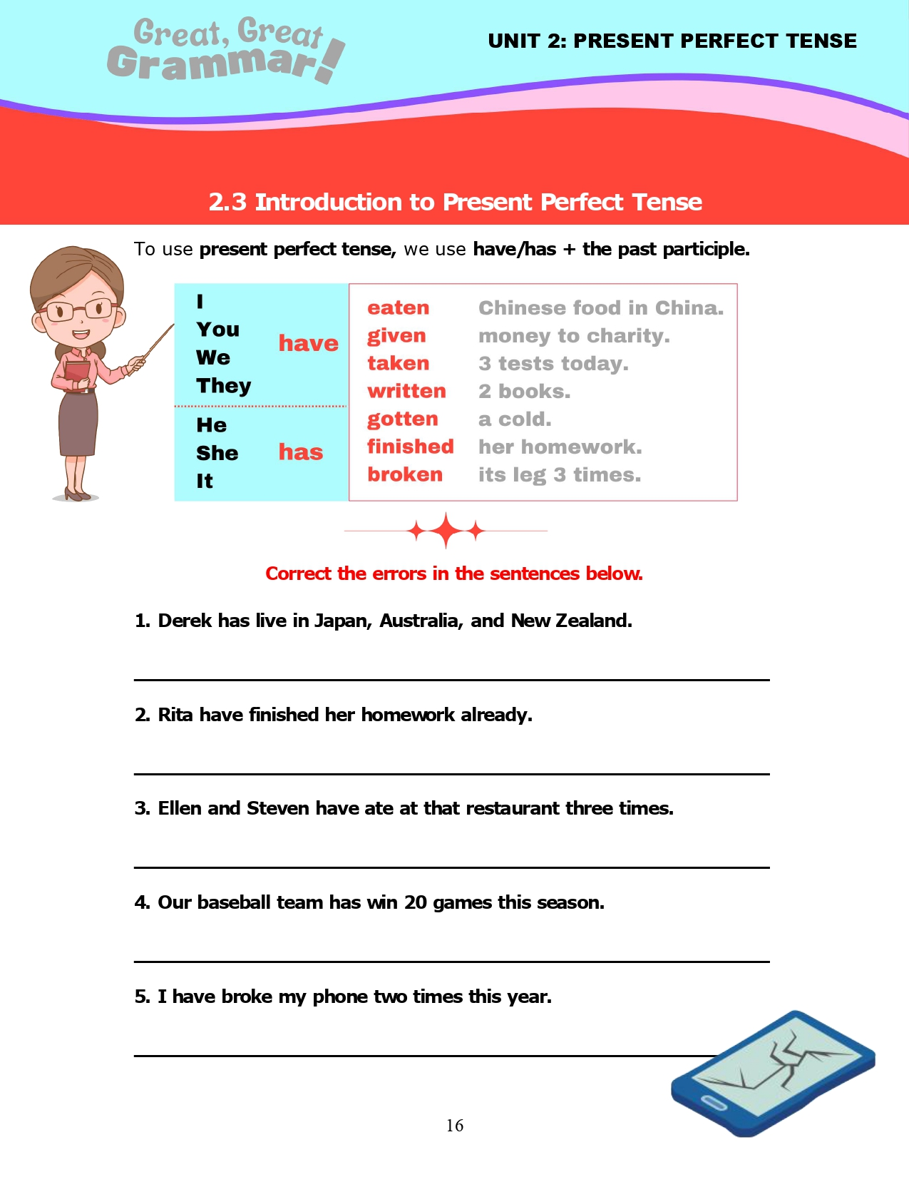 Read more about the article ESL Grammar: PRESENT PERFECT TENSE (1): Introduction