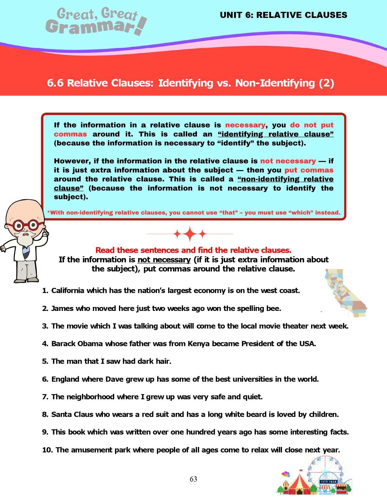 Read more about the article ESL Grammar: RELATIVE CLAUSES (5) – Identifying vs. Non-Identifying #2
