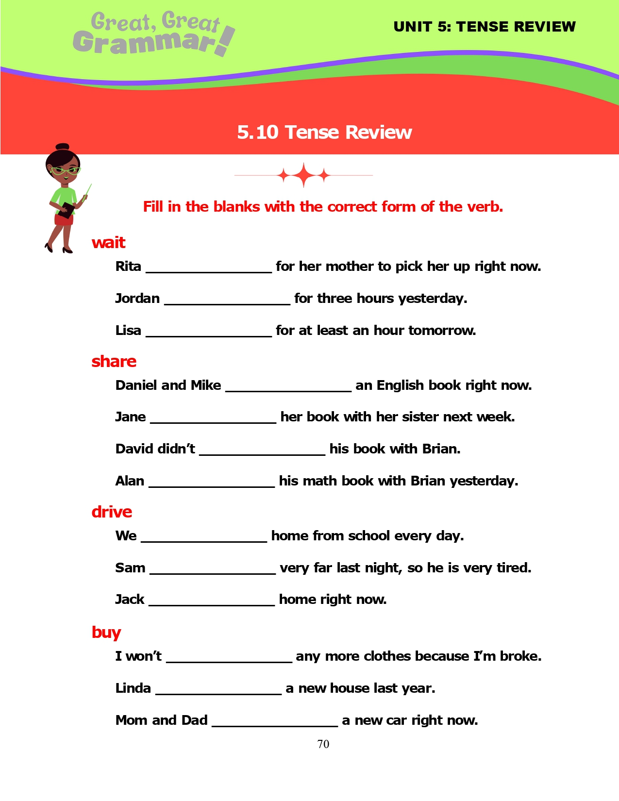 Read more about the article ESL Grammar: TENSES REVIEW QUIZ (6)