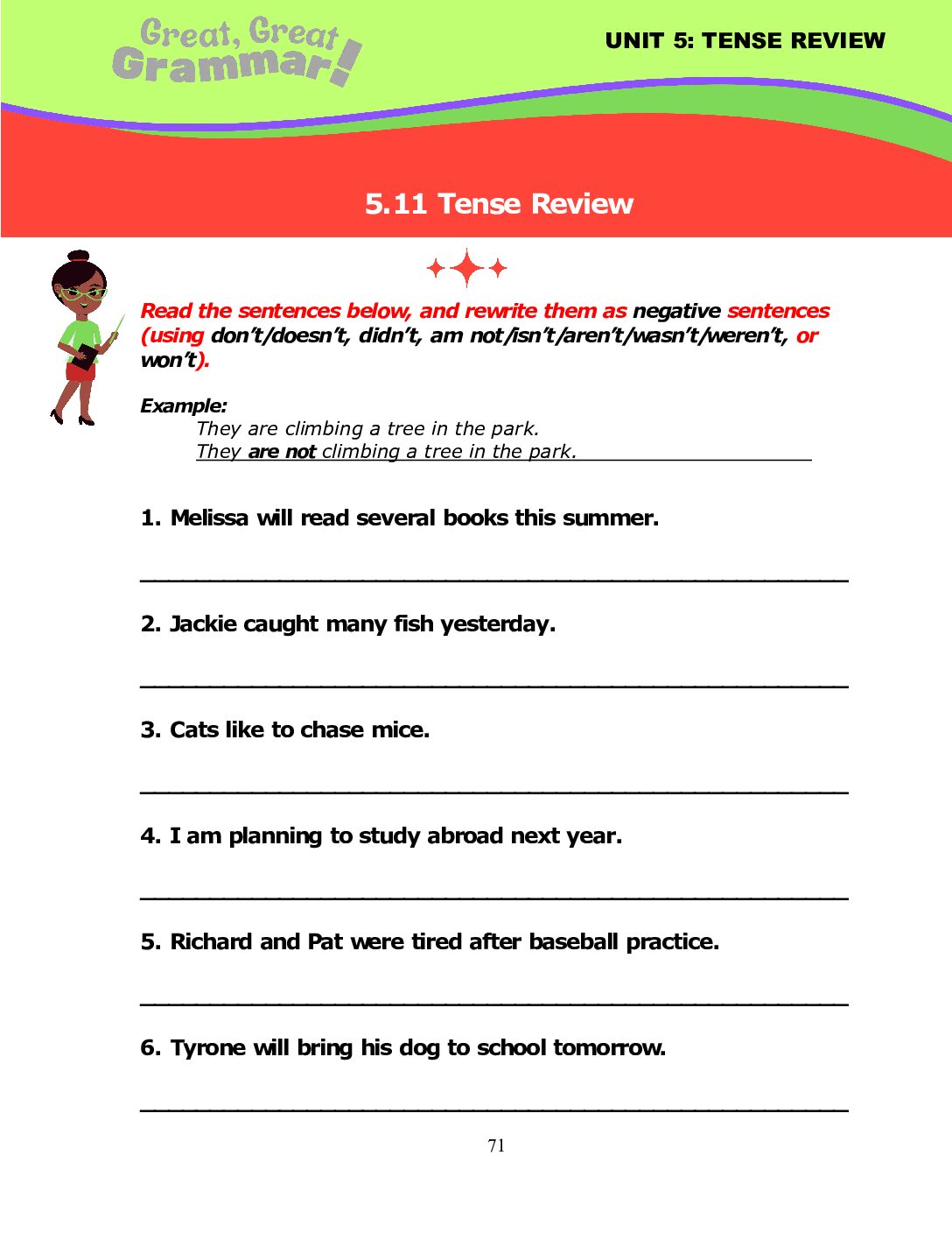 Read more about the article TENSES: REVIEW QUIZ (7)